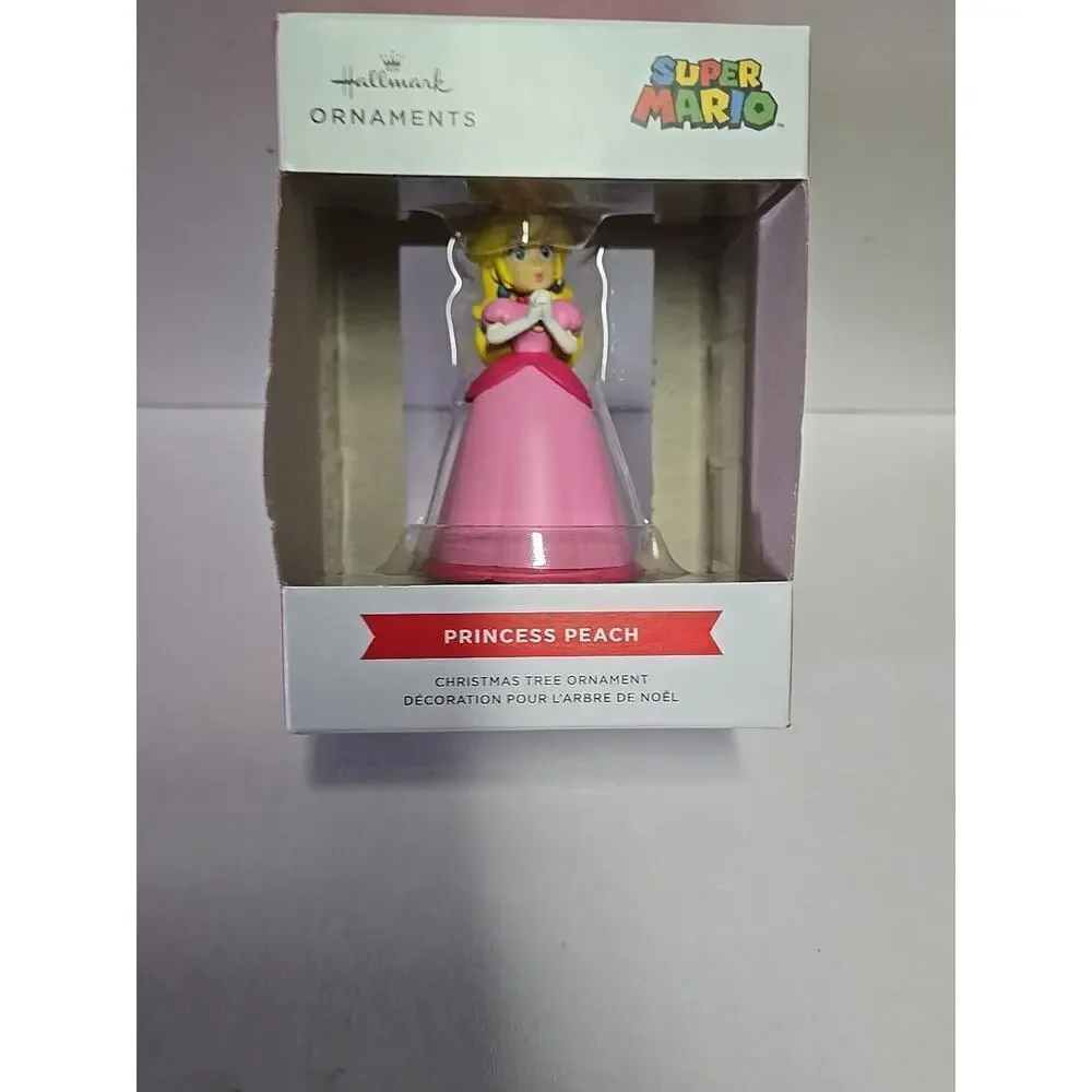 Hallmark Nintendo Super Mario Princess Peach Christmas Ornament NEW